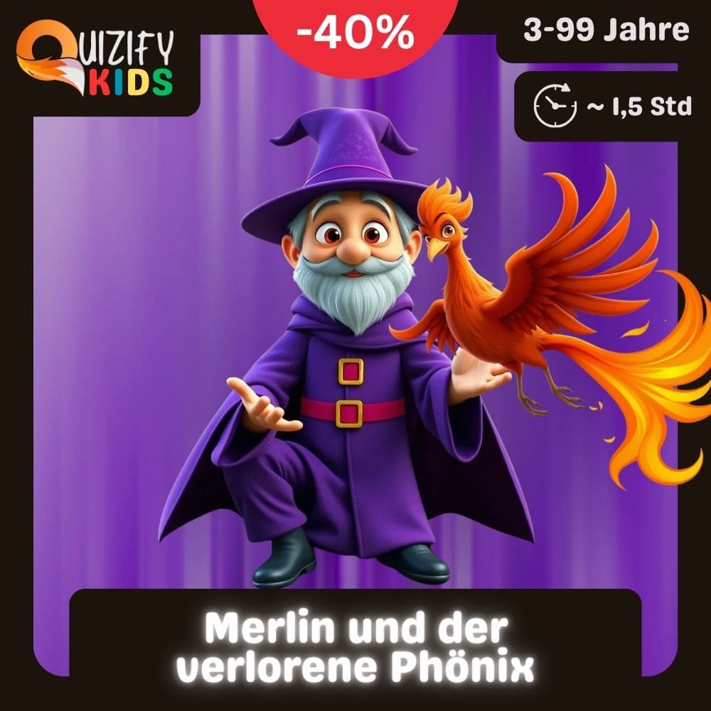 Quizify Kids: Merlin und der verlorene Phönix - Quizify