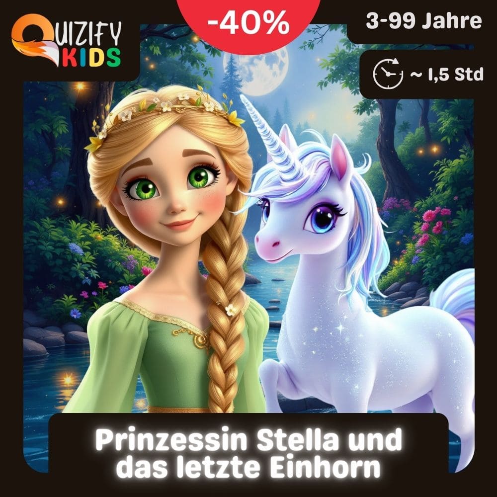 Quizify Kids: Prinzessin Stella und das letzte Einhorn - Quizify
